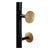 Coat rack Metal (28 x 170 x 28 cm) Black