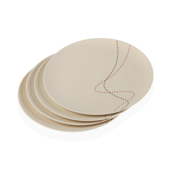 Dinnerware Set Kamira Bamboo Fibre (20 x 20 cm) (4 pcs)