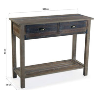 Hall Table with 2 Drawers Norm (38 x 81 x 100 cm)