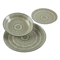 Tableware Spin Green Porcelain (18 Pieces)