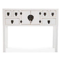 Hall Table with Drawers Oriental Wood (24 x 78 x 94,5 cm)