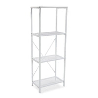 Shelves White Metal (32 x 141 x 52 cm)