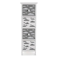 Chest of drawers MDF Wood Clouds 4 drawers (29 x 82 x 25 cm)