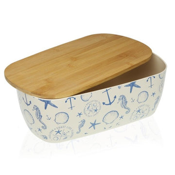 Breadbasket Nautical Bamboo (13,5 x 20 x 34,5 cm)