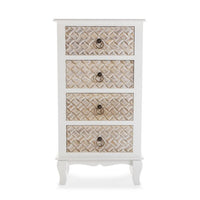 Chest of drawers 4 drawers MDF Wood (25 x 90,5 x 48 cm)