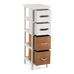 Chest of drawers White Brown Paolownia wood