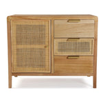 Occasional Furniture Rattan Paolownia wood MDF Wood (40 x 66 x 80 cm)