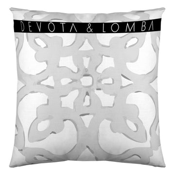 Cushion cover Devota & Lomba Grey Wood (80 x 80 cm)