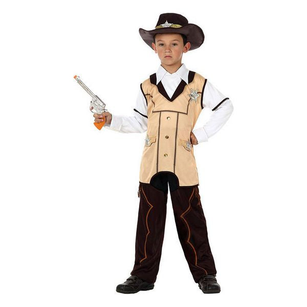 Costume for Children 118917 Sheriff Black Beige (3 Pcs)