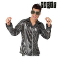 Adult-sized Jacket Disco Shine Silver