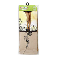 Costume Stockings Tattoo Flowers