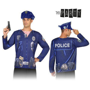 Camiseta Adulto 7598 Policía