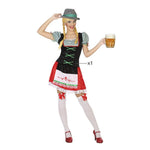 Costume for Adults German woman Green (1 Pc)