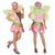 Costume for Adults Fairy Pink (2 Pcs)