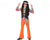 Costume for Children Hippie Orange (2 Pcs)