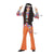 Costume for Children Hippie Orange (2 Pcs)