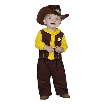 Costume for Babies Cowboy 113244 Brown Yellow (2 Pcs)