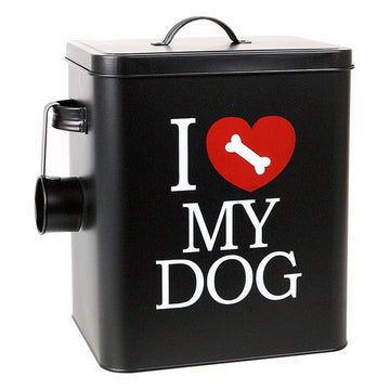 Tin of Dog Food 112801 15 L Black (30 X 25,5 x 20,5 cm)