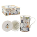 Cup with Tea Filter 116175 Cats 330 ml