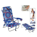 Folding Chair 118505 Blue (85 X 60 x 56 cm)