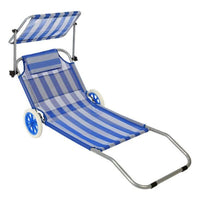 Beach sunbed (150 x 52 x 62 cm)