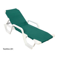 Sun-lounger Green (66 x 42 x 190 cm)