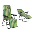 Tumbona de Playa Oxford Verde (77 x 58 x 106 cm)