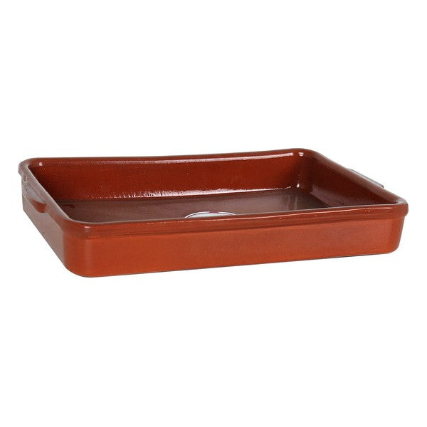 Serving Platter Azofra Rectangular Brown (27 x 17 x 4 cm)