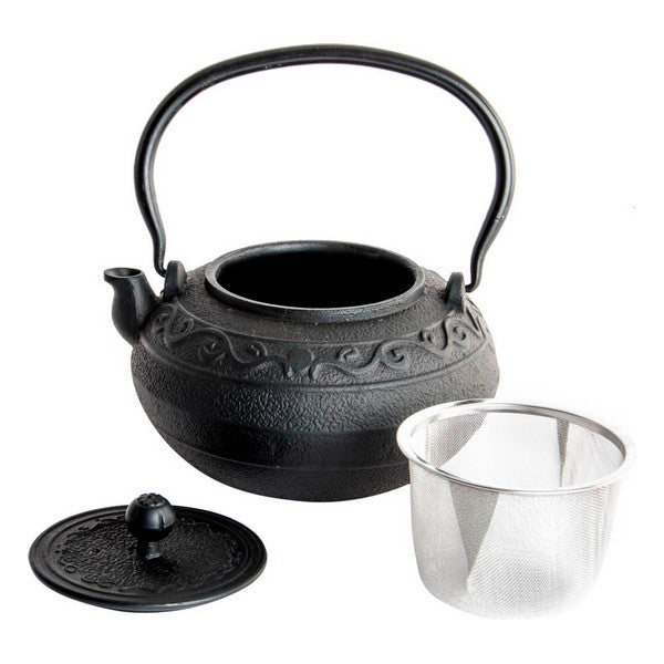 Teapot DKD Home Decor Oriental Cast iron (1,3 L)