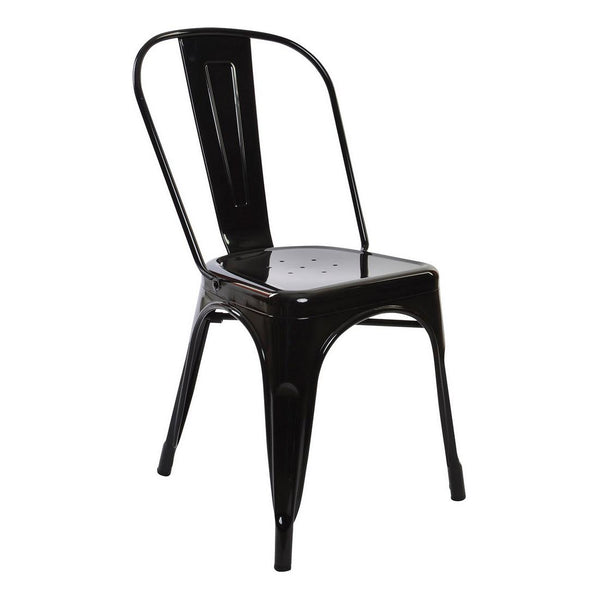 Chair DKD Home Decor Black Metal (53 x 45 x 85 cm)