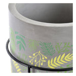 Planter Dekodonia Metal Cement (16 x 16 x 27 cm)