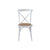 Dining Chair DKD Home Decor White Rattan Birch (50 x 41 x 86 cm)