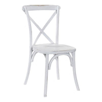 Chair DKD Home Decor White Wood Birch (50 x 45 x 89 cm)