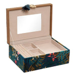 Jewelry box DKD Home Decor Borneo Polyester Tropical (23 x 17 x 9 cm)