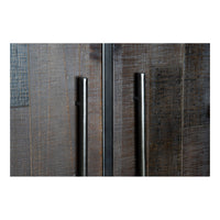 Cupboard DKD Home Decor Black Metal (100 x 42 x 160 cm)