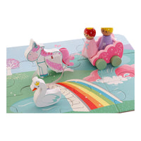 Wooden Game DKD Home Decor Unicorn