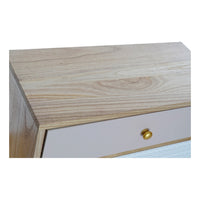 Sideboard DKD Home Decor Golden 19 Paolownia wood (120 x 25 x 110 cm)