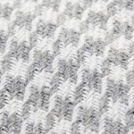 Blanket Dekodonia Grey Houndstooth Cotton (130 x 170 cm)