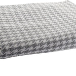 Blanket Dekodonia Grey Houndstooth Cotton (130 x 170 cm)