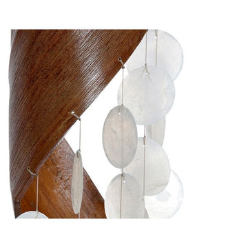 Wind chimes DKD Home Decor Coconut Mother of pearl Boho (18 x 100 cm)