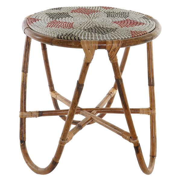 Side Table DKD Home Decor Abiyan SEAGRASS Red Rattan Seagrass (48 x 48 x 53 cm)