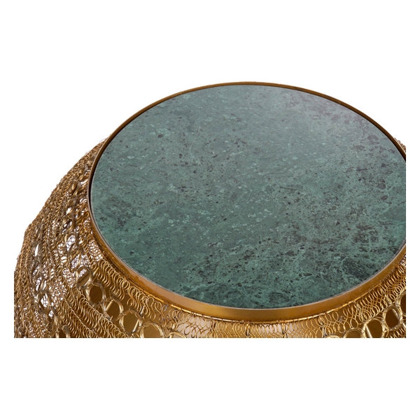 Side Table DKD Home Decor Amritsar Metal Marble (56 x 56 x 50 cm)