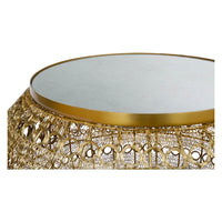 Side Table DKD Home Decor Amritsar Metal Marble (56 x 56 x 50 cm)