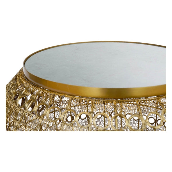 Side Table DKD Home Decor Amritsar Metal Marble (56 x 56 x 50 cm)