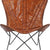 Dining Chair DKD Home Decor Leather Metal (72 x 76 x 91 cm)