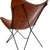 Dining Chair DKD Home Decor Leather Metal (72 x 76 x 91 cm)