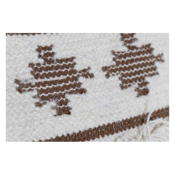 Pouffe DKD Home Decor Brown Cotton Wool (50 x 50 x 50 cm)