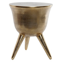 Side Table DKD Home Decor Golden Aluminium (33 x 33 x 41 cm)