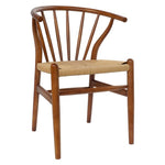 Dining Chair DKD Home Decor Paper Rattan Elm (57 x 47 x 80 cm)