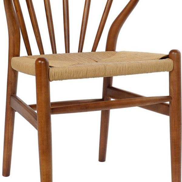 Dining Chair DKD Home Decor Paper Rattan Elm (57 x 47 x 80 cm)